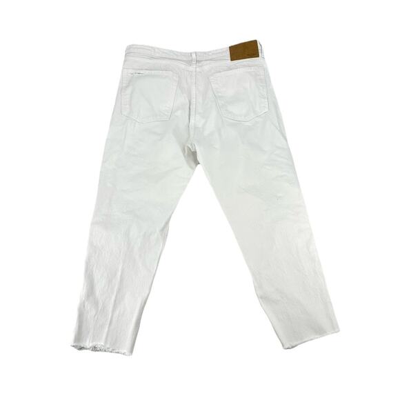 Rag & Bone Size 34 Women Rosa Mid Rise Boyfriend Jeans 27” In Distressed G30 - Picture 4 of 15